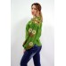 Embroidered blouse "Harmony" green